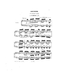 Souvenir, Op.55: Souvenir by Петер Кавалло