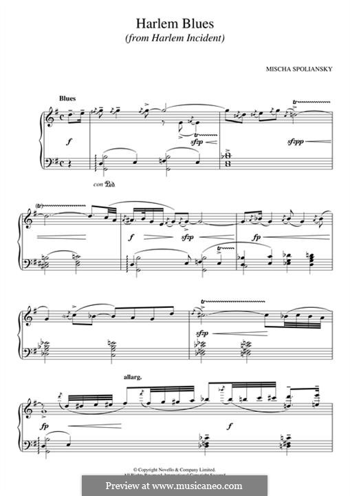 Harlem Blues: Для фортепиано by Mischa Spoliansky