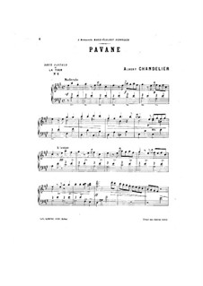 Pavane et Menuet: Pavane et Menuet by Альбер Шанделье