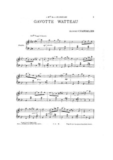 Gavotte Watteau: Gavotte Watteau by Альбер Шанделье