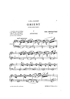 Orient, Op.215: Orient by Эдуард  Шаванья