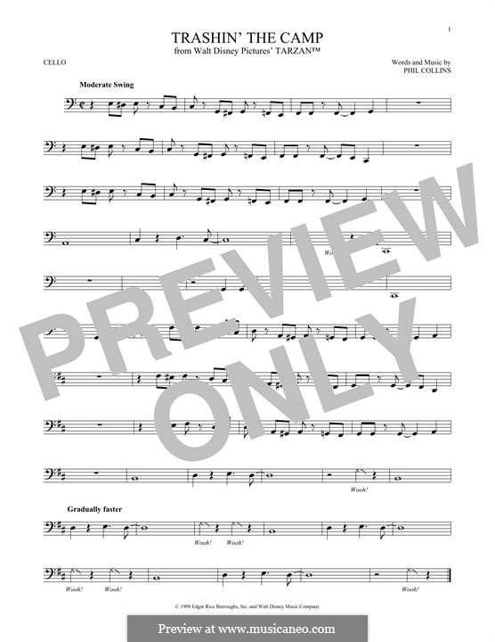Trashin' the Camp (from Walt Disney's Tarzan): Для виолончели by Phil Collins