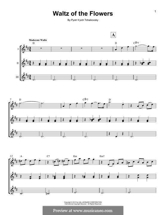 No.8 Вальс цветов: Для укулеле by Петр Чайковский