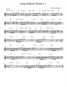 Song Without Words No.1: Song Without Words No.1 by Артур Оренбургский