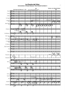 Прелюдии, L.123: No.3 La puerta del Vino, for orchestra, MMO5 by Клод Дебюсси