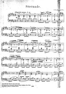 В Аржанто, Op.40: No.5 Серенада by Цезарь Кюи