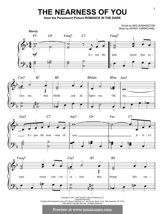 Piano version: Для одного исполнителя by Hoagy Carmichael