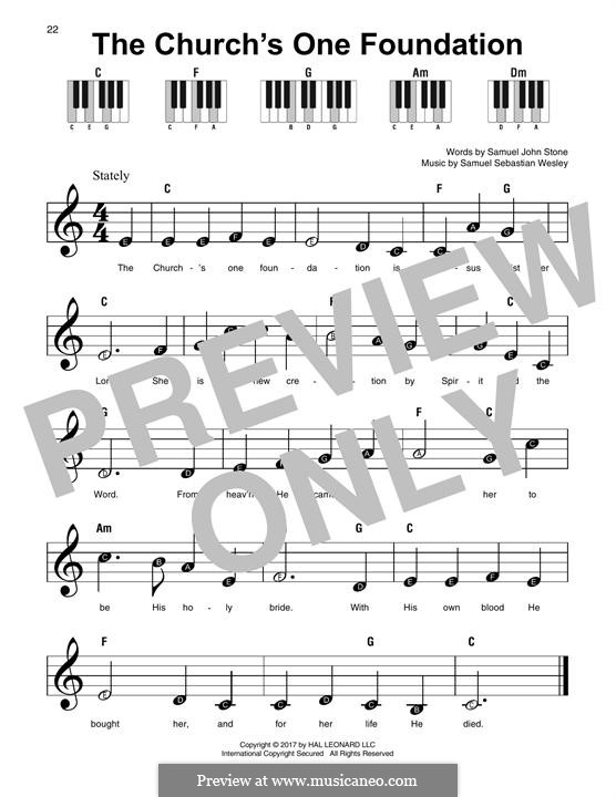 The Church's One Foundation: For any instrument by Сэмюэль Себастьян Уэсли