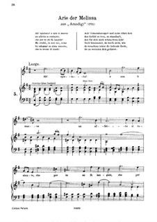 Amadigi di Gaula, HWV 11: Ah! Spietato! Aria for soprano by Георг Фридрих Гендель