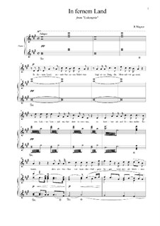 Фрагменты: In fernem Land by Рихард Вагнер