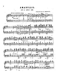 Amaryllis. Air de Louis XIII: Amaryllis. Air de Louis XIII by Фредерик Бриссон