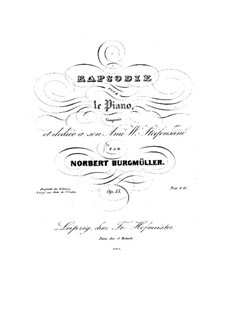 Рапсодия си минор, Op.13: Рапсодия си минор by Норберт Бургмюллер