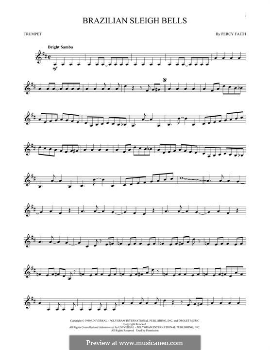 Brazilian Sleigh Bells: Для трубы by Percy Faith