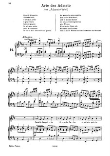 Admetus, King of Thessaly, HWV 22: Cangiò d'aspetto by Георг Фридрих Гендель