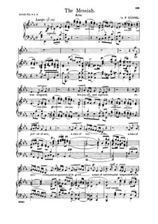 No.23 Он был презрен и умален пред людьми: For alto/countertenor and piano by Георг Фридрих Гендель