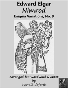 Вариация No.9 'Nimrod': For woodwind quintet by Эдуард Элгар