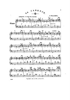 Six Pieces, Op.36: No.1 La cadence (in D Minor) by Сигизмунд Тальберг