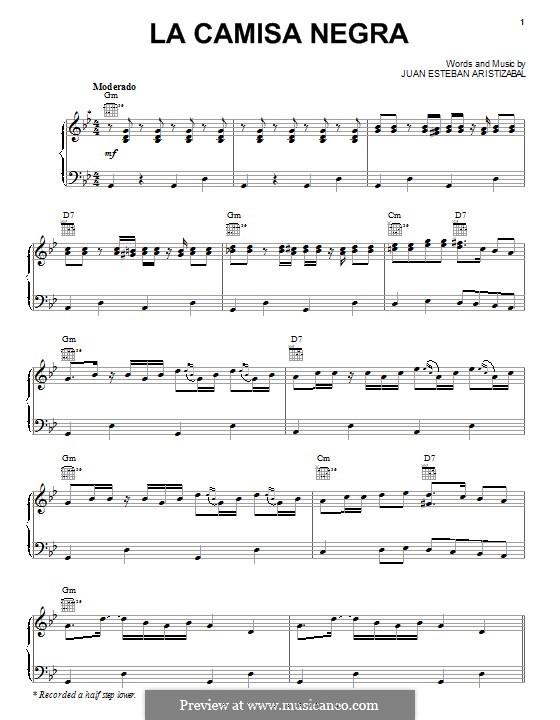 juanes la camisa negra