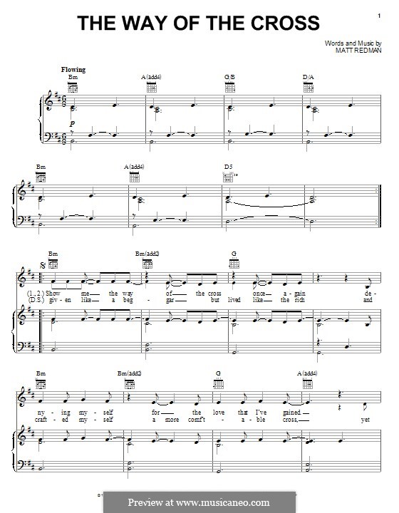 The Way of the Cross: Для голоса и фортепиано (или гитары) by Matt Redman