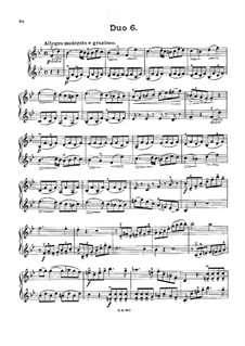 Двенадцать маленьких дуэтов для двух скрипок, Op.38: Дуэт No.6 by Жак-Фереол Мазас