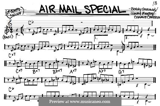 Air Mail Special (Benny Goodman & His Orchestra): For any instrument by Benny Goodman, Charlie Christian, Jimmy Mundy