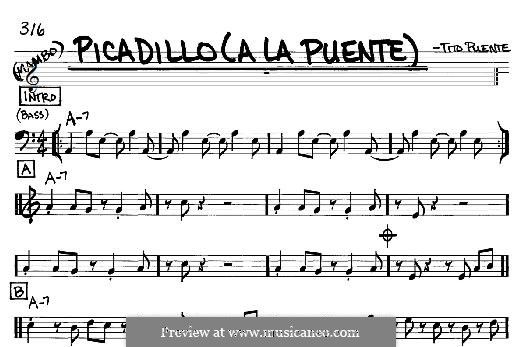 Picadillo (a la Puente): For any instrument by Tito Puente