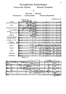 Фантастическая симфония, H.48 Op.14: Партитура by Гектор Берлиоз