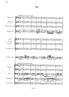 Концерт для скрипки с оркестром ля минор, B.108 Op.53: Часть II by Антонин Дворжак
