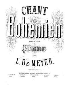 Chant Bohémien: Chant Bohémien by Леопольд де Мейер