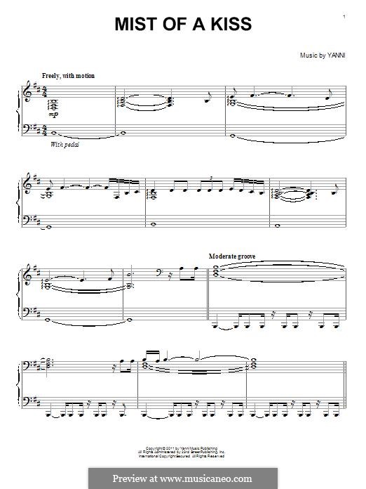 Mist of a Kiss: Для фортепиано by Yanni