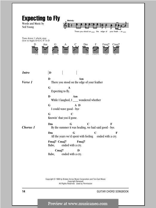 Expecting To Fly: Текст, аккорды by Neil Young