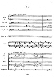 Легенды для оркестра, B.122 Op.59: No.6 до-диез минор by Антонин Дворжак