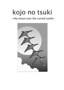 Kôjô no Tsuki: For flute and piano with cello optional by Rentarō Taki