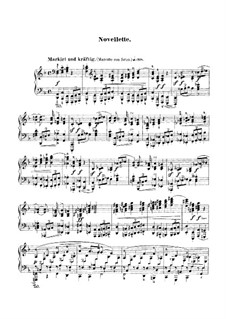 Восемь новелетт, Op.21: Новелетта No.1 by Роберт Шуман