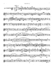 Квинтет для фортепиано, арфы и струнных инструментов, Op.142: Партия скрипки by Фердинанд Рис