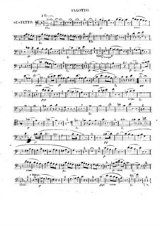 Квинтет для фортепиано, арфы и струнных инструментов, Op.142: Партия фагота by Фердинанд Рис
