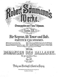 Романсы и баллады, Op.67: Сборник by Роберт Шуман
