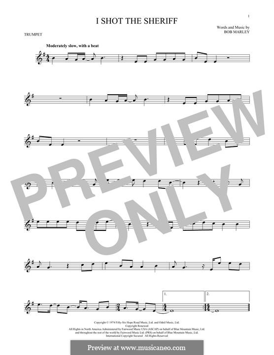 I Shot the Sheriff: Для трубы by Bob Marley