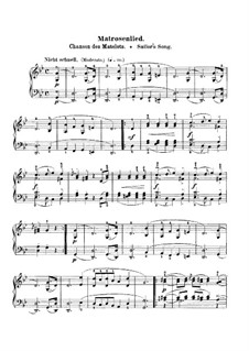 No.37 Песня матросов: Для фортепиано by Роберт Шуман