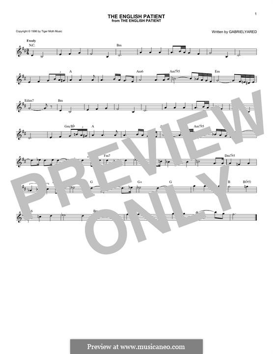 The English Patient: Мелодия by Gabriel Yared