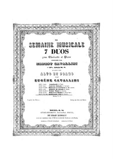 La Semaine Musicale. Dimanche. Guillaume Tell de Rossini: La Semaine Musicale. Dimanche. Guillaume Tell de Rossini by Паскуале Бона, Ernesto Cavallini