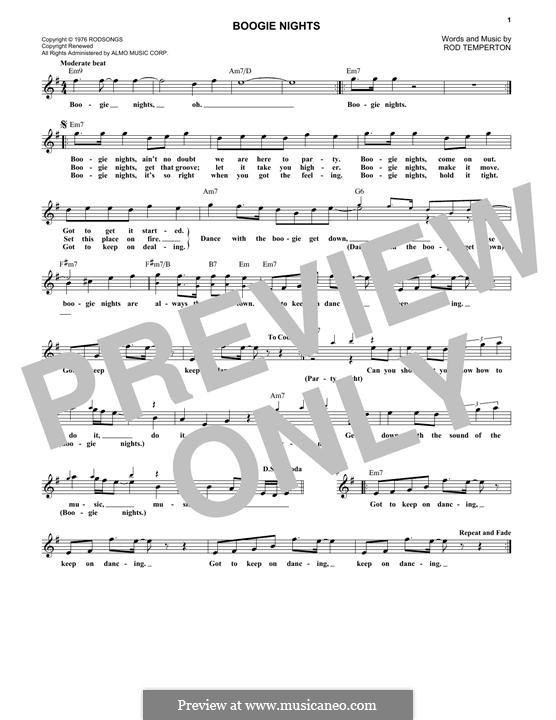 Boogie Nights: Мелодия by Rod Temperton