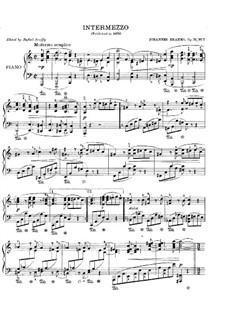 Восемь пьес, Op.76: No.7 Интермеццо ля минор by Иоганнес Брамс