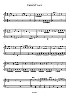 Purzelstrauch - Solo für Klavier: Purzelstrauch - Solo für Klavier by Manu Holmer