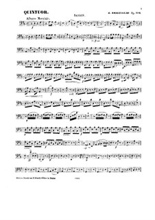 Духовой квинтет No.1, Op.124: Партия фагота by Джулио Бриччальди