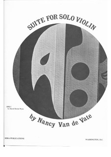 Suite: For solo violin by Nancy Van de Vate