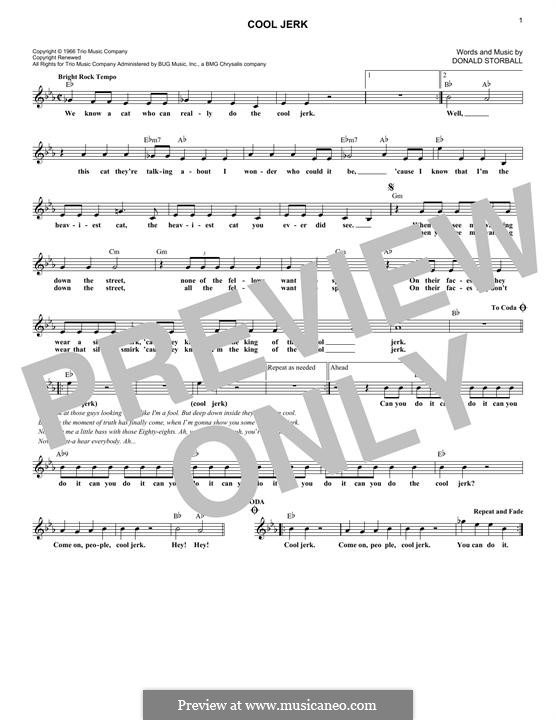 Storball D. Storball: Cool Jerk (The Capitols) ноты на MusicaNeo