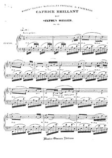 Блестящий каприс на тему песни Ф. Шуберта, Op.55: Блестящий каприс на тему песни Ф. Шуберта by Стефан Геллер