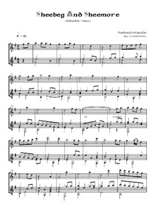 Sheebeg and Sheemore: For guitar and alto recorder by Торла О'Каролан