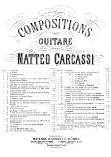 Двадцать пять этюдов для гитары, Op.60: Сборник by Маттео Каркасси